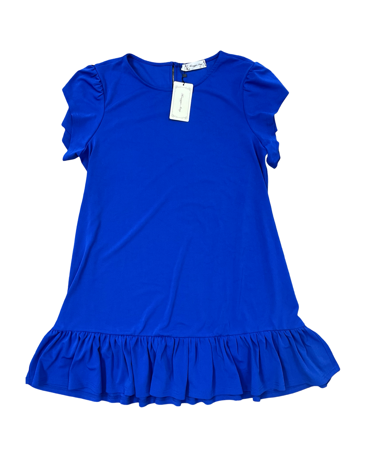Dress Casual Midi By Clothes Mentor In Blue, Size:Xl