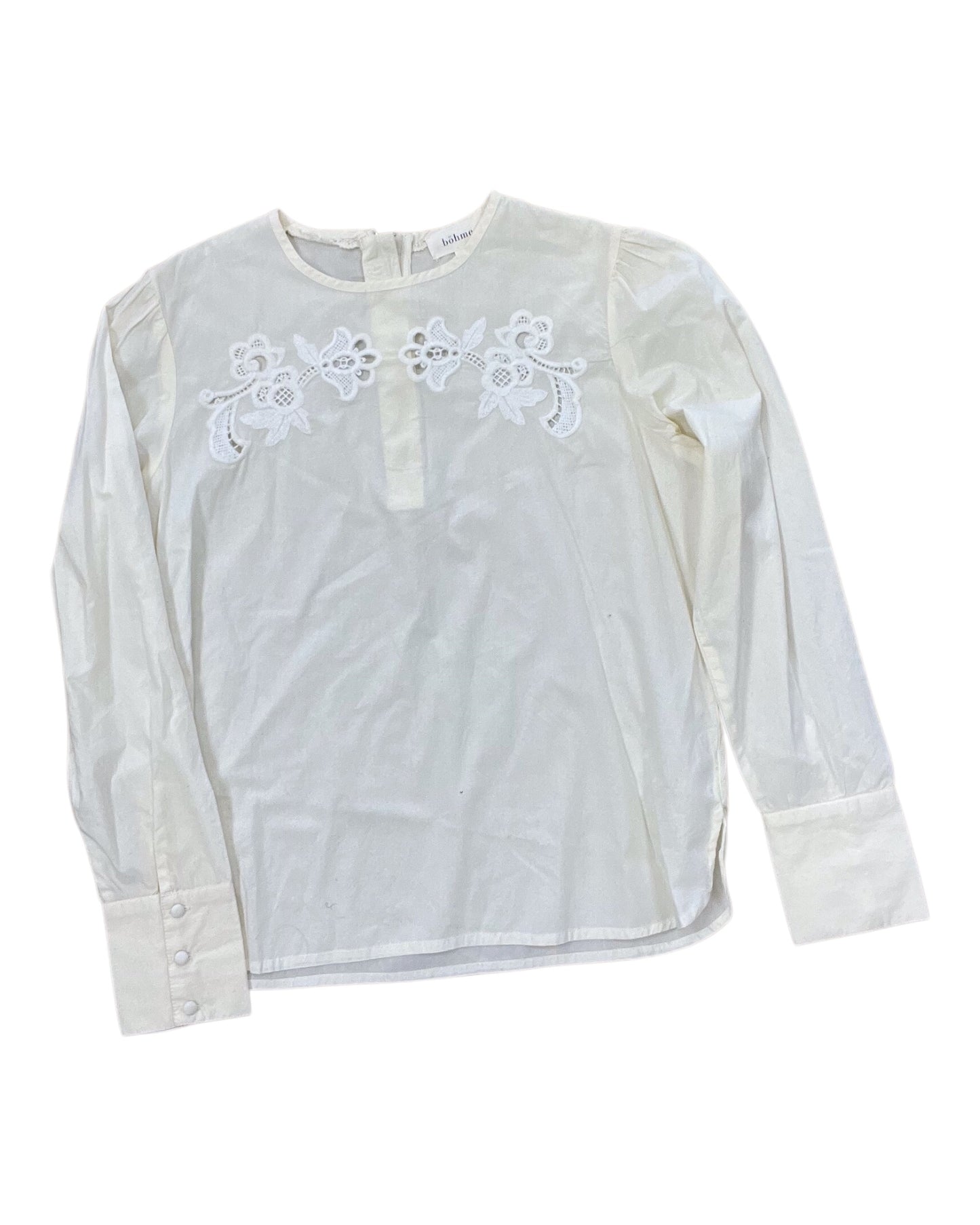 Top Ls By Bohme In Cream, Size:M