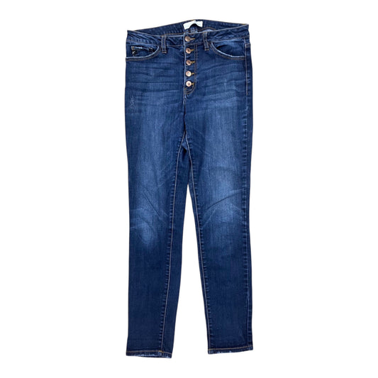 Jeans Skinny By Kancan In Blue Denim, Size:6