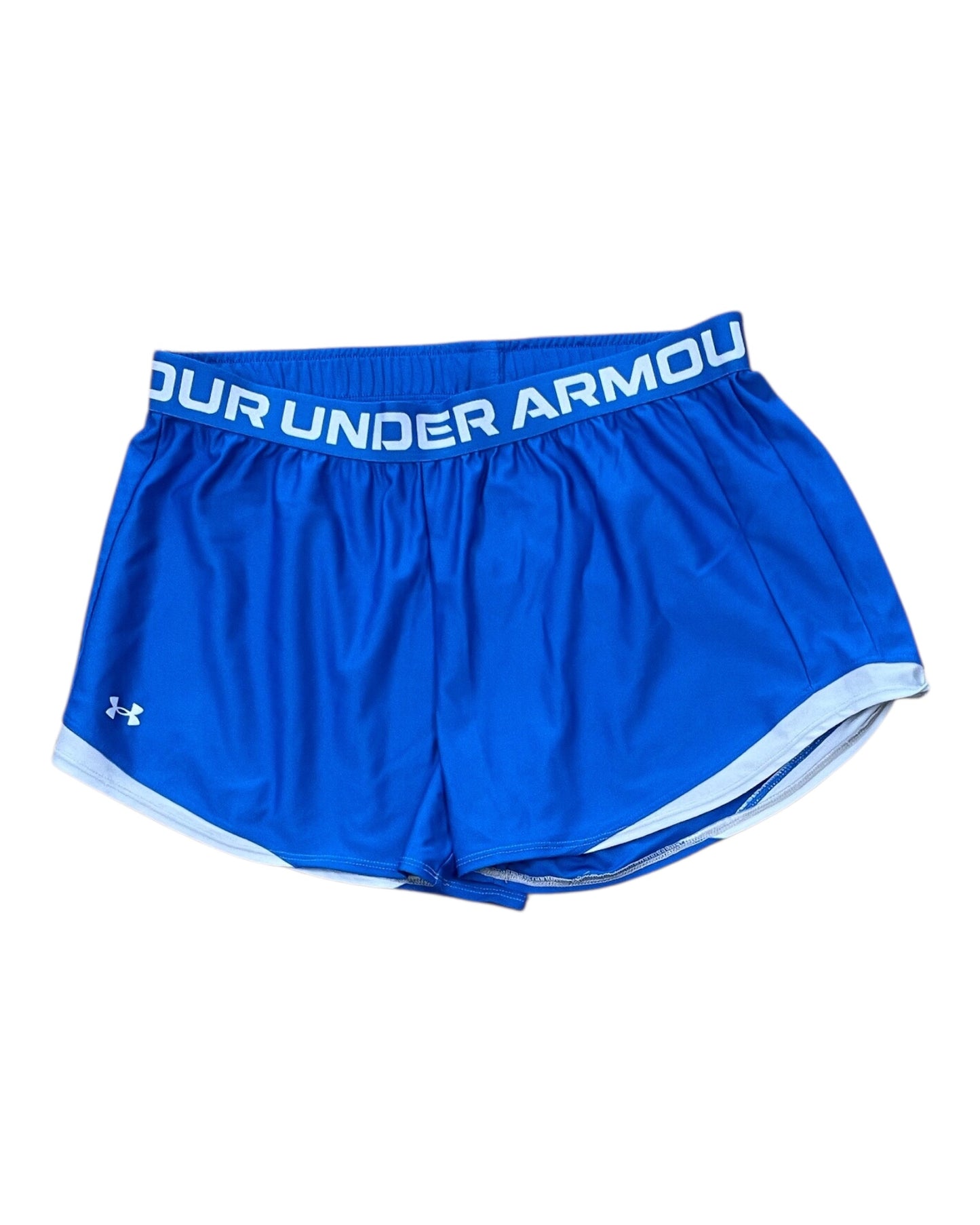 Athletic Shorts By Under Armour In Blue, Size:L