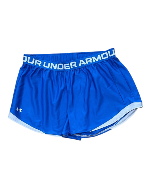 Athletic Shorts By Under Armour In Blue, Size:L