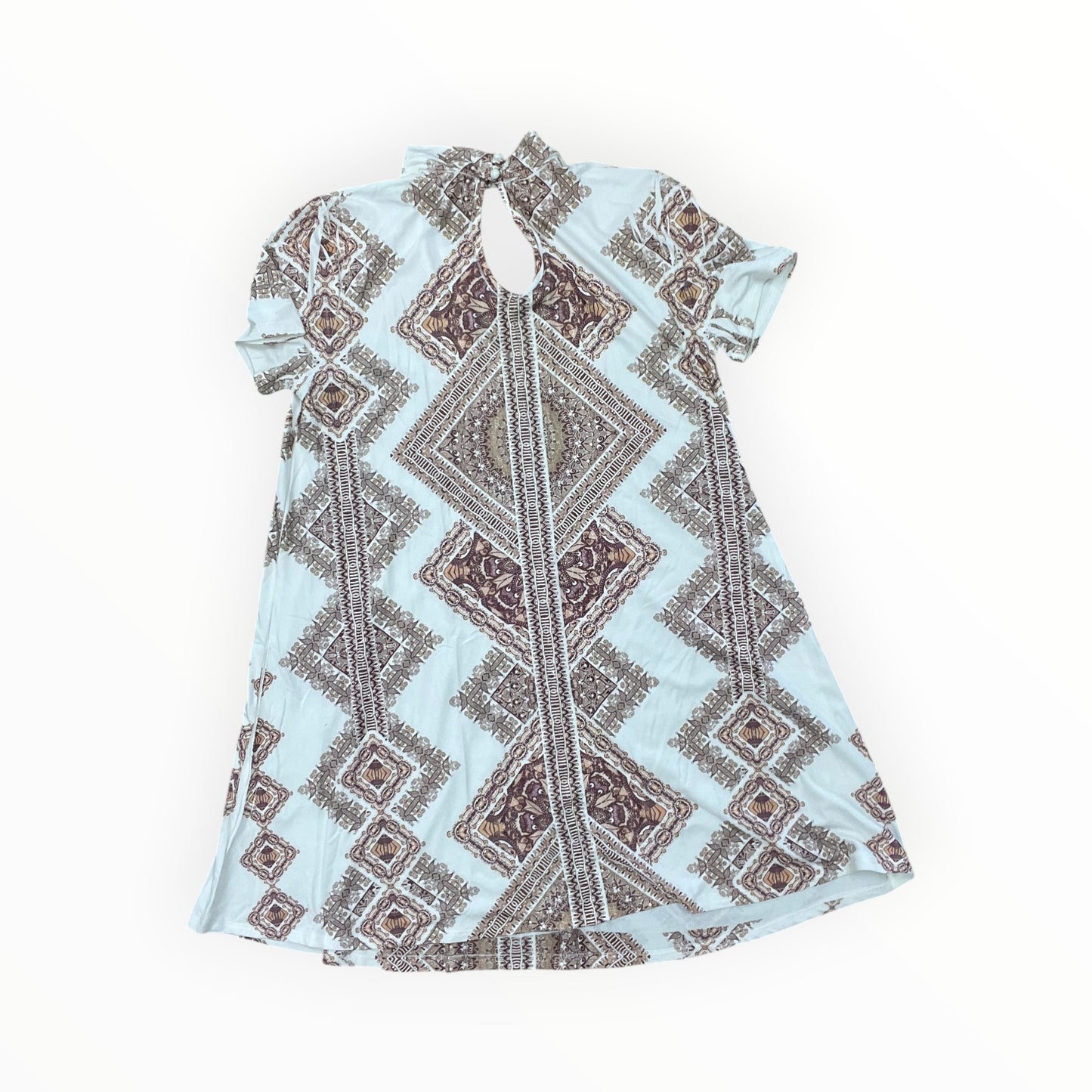 Top Ss By Blu Pepper In Brown & Cream, Size:S