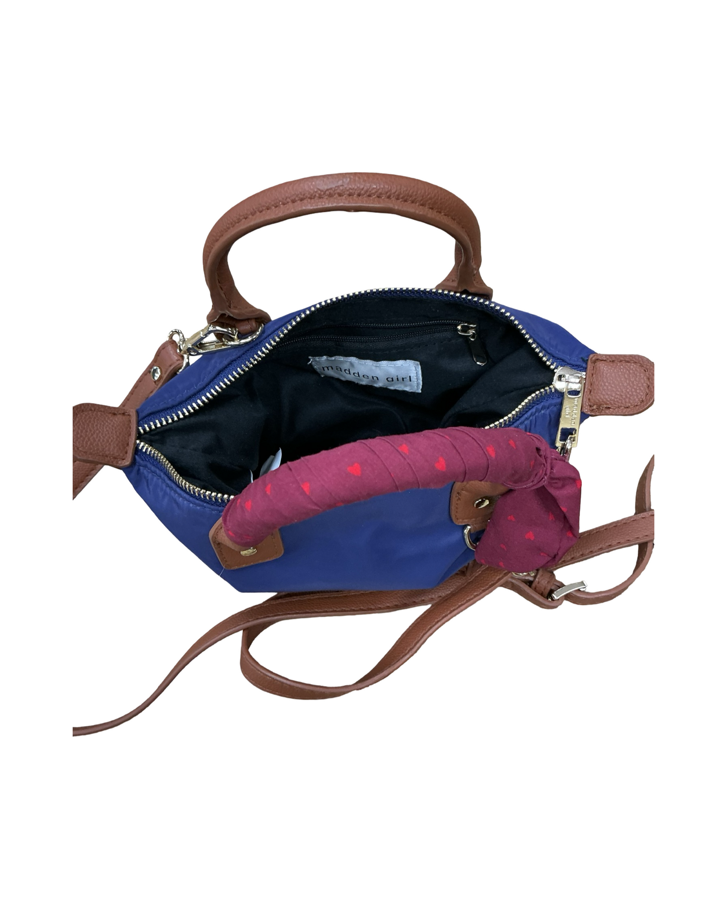 Handbag By Madden Girl In Blue, Size:Small