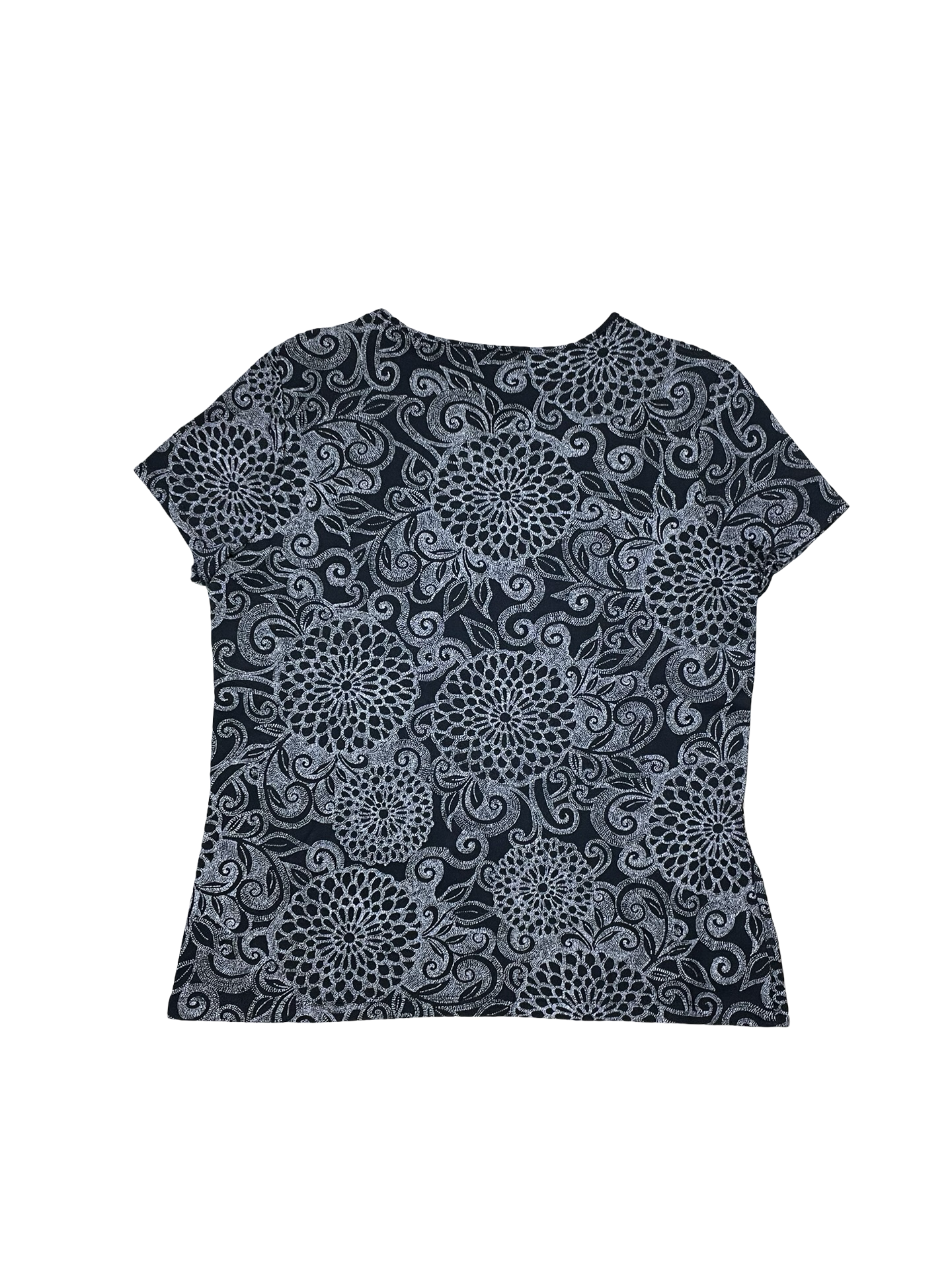 Top Ss By Croft And Barrow In Black & Brown, Size:M