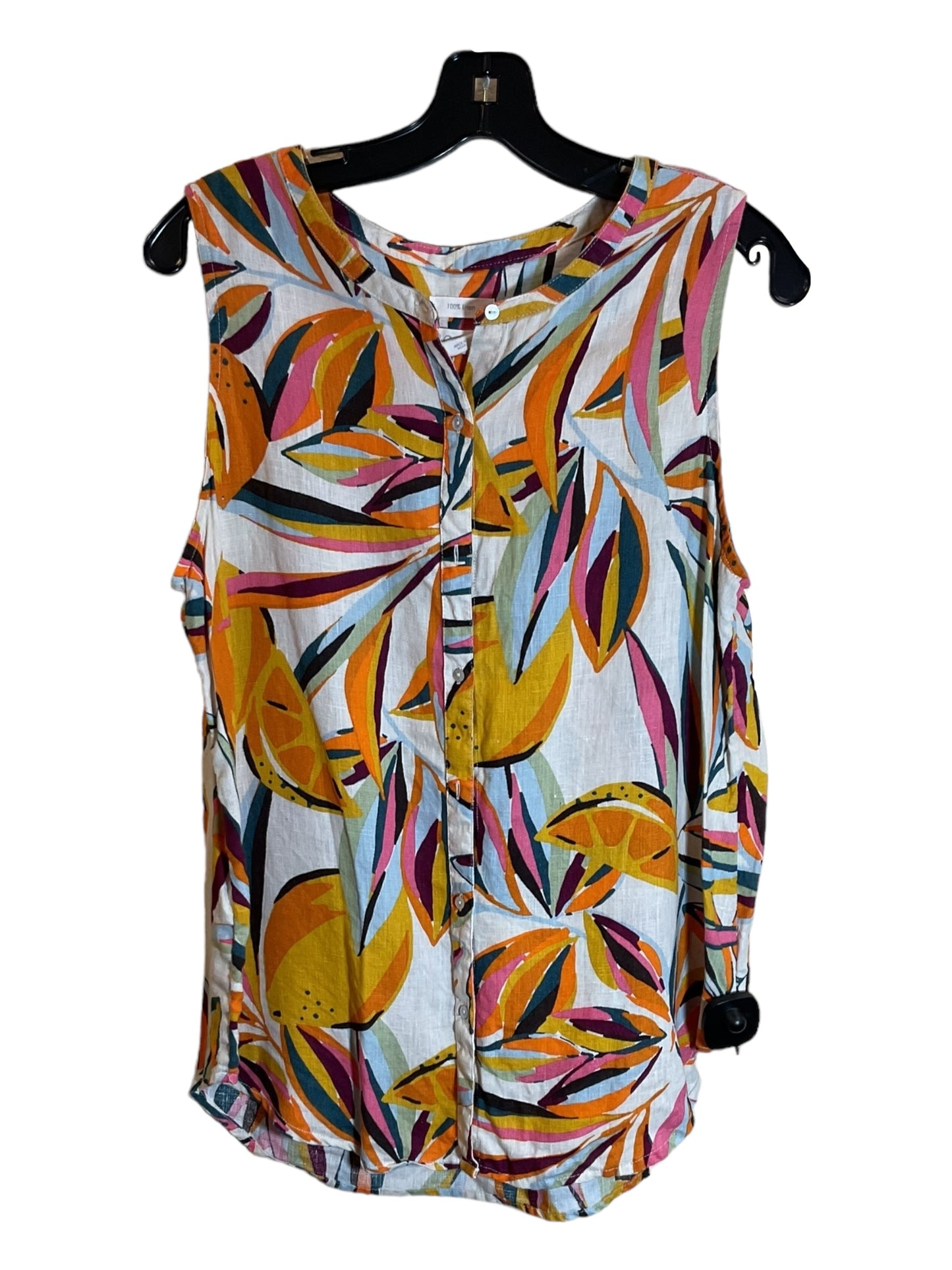 Top Sleeveless By Clothes Mentor In Multi-colored, Size: M