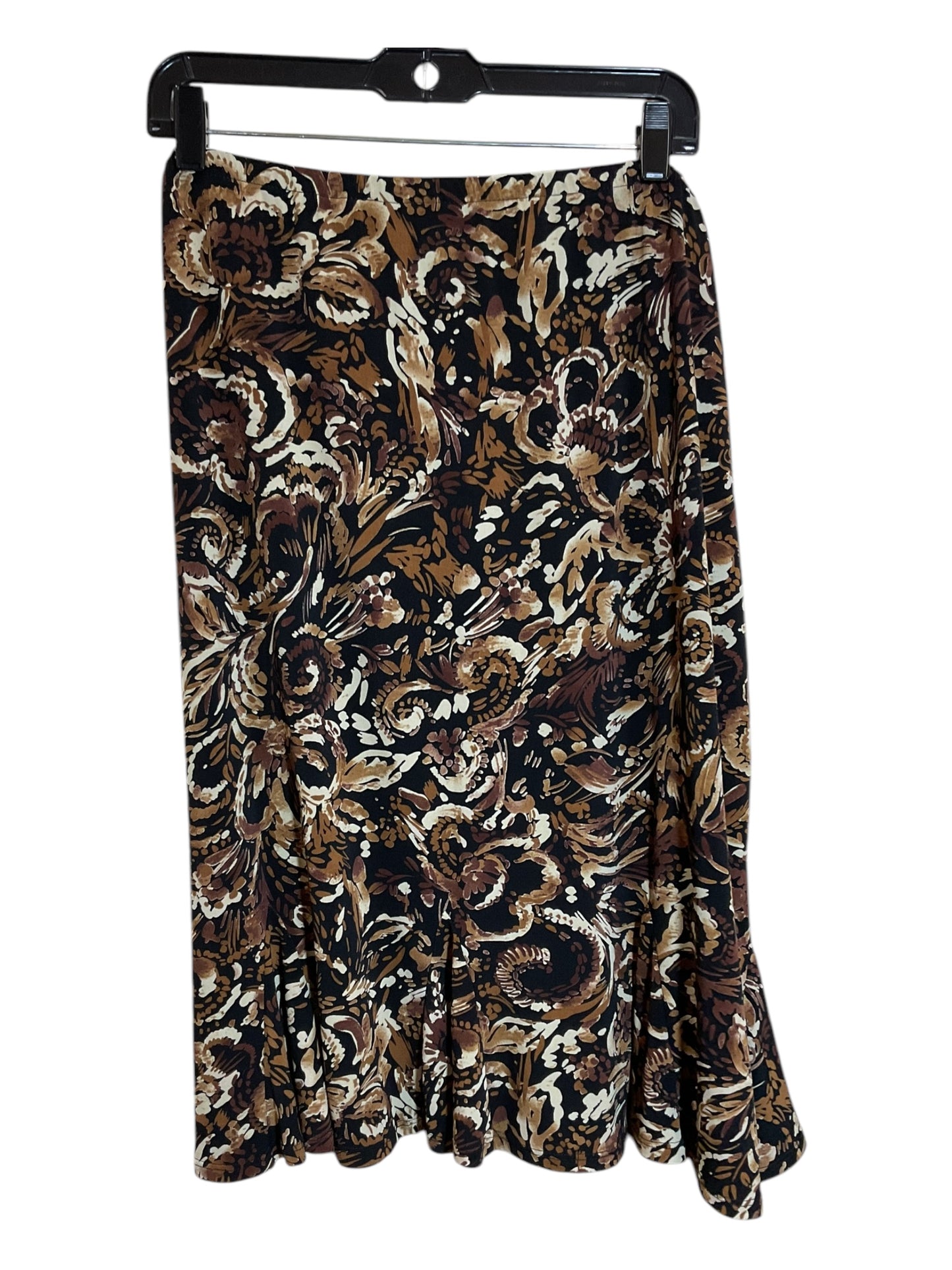 Skirt Mini & Short By Chicos In Brown, Size: Xl