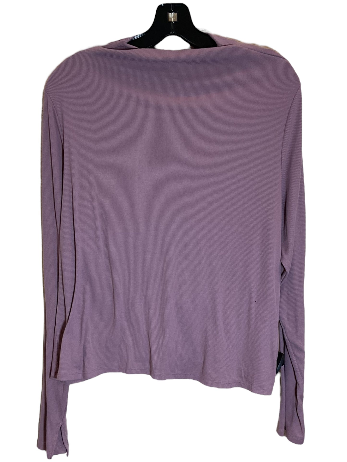 Top Long Sleeve By Clothes Mentor In Purple, Size: 1x