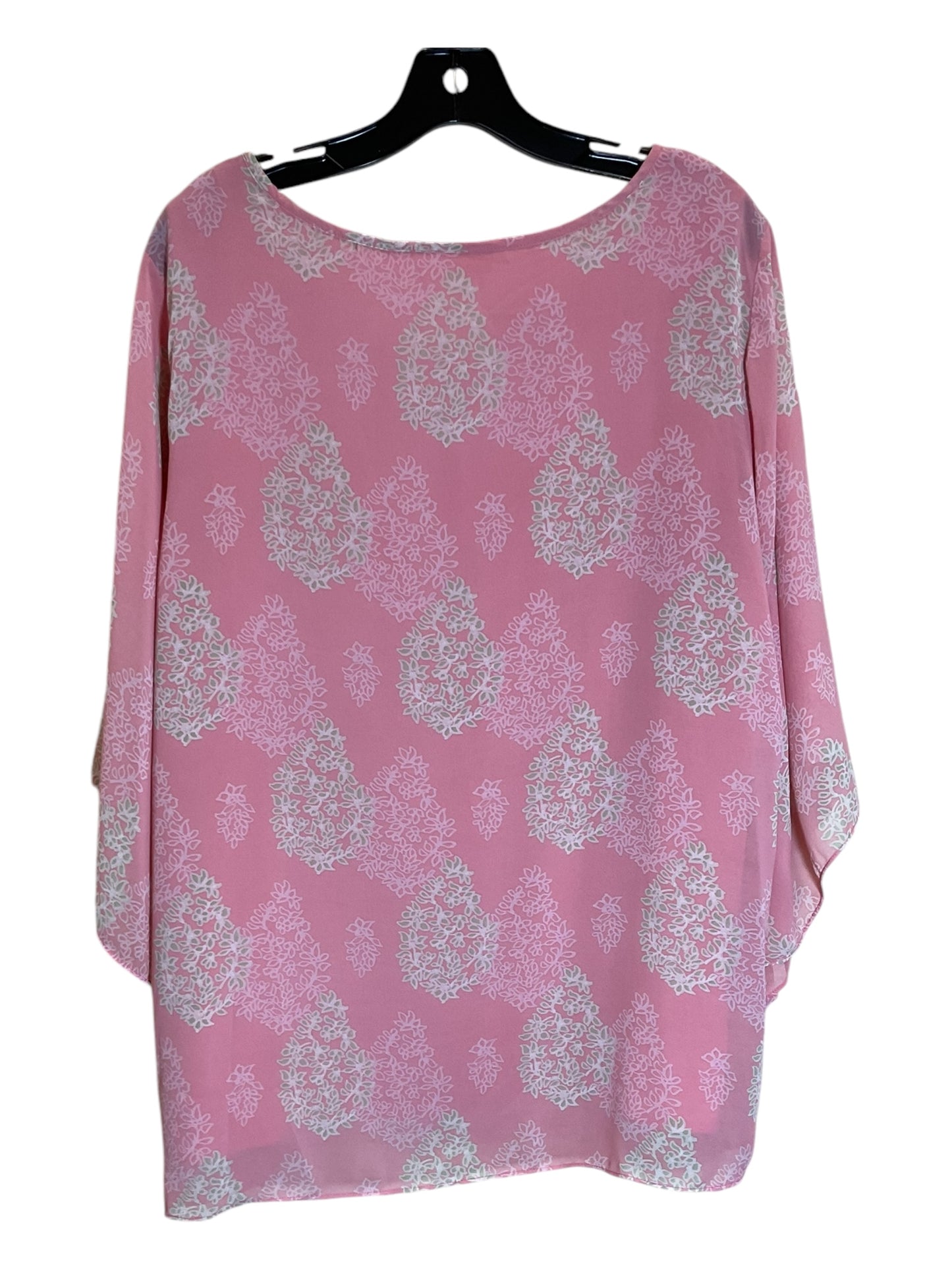 Top Short Sleeve By Clothes Mentor In Pink, Size: 1x