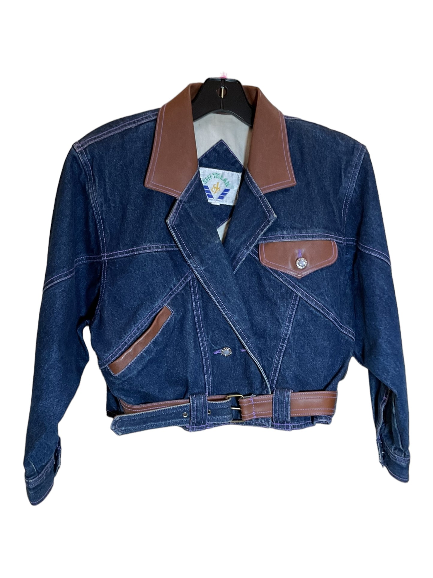 Blue Denim Jacket Denim Clothes Mentor, Size S