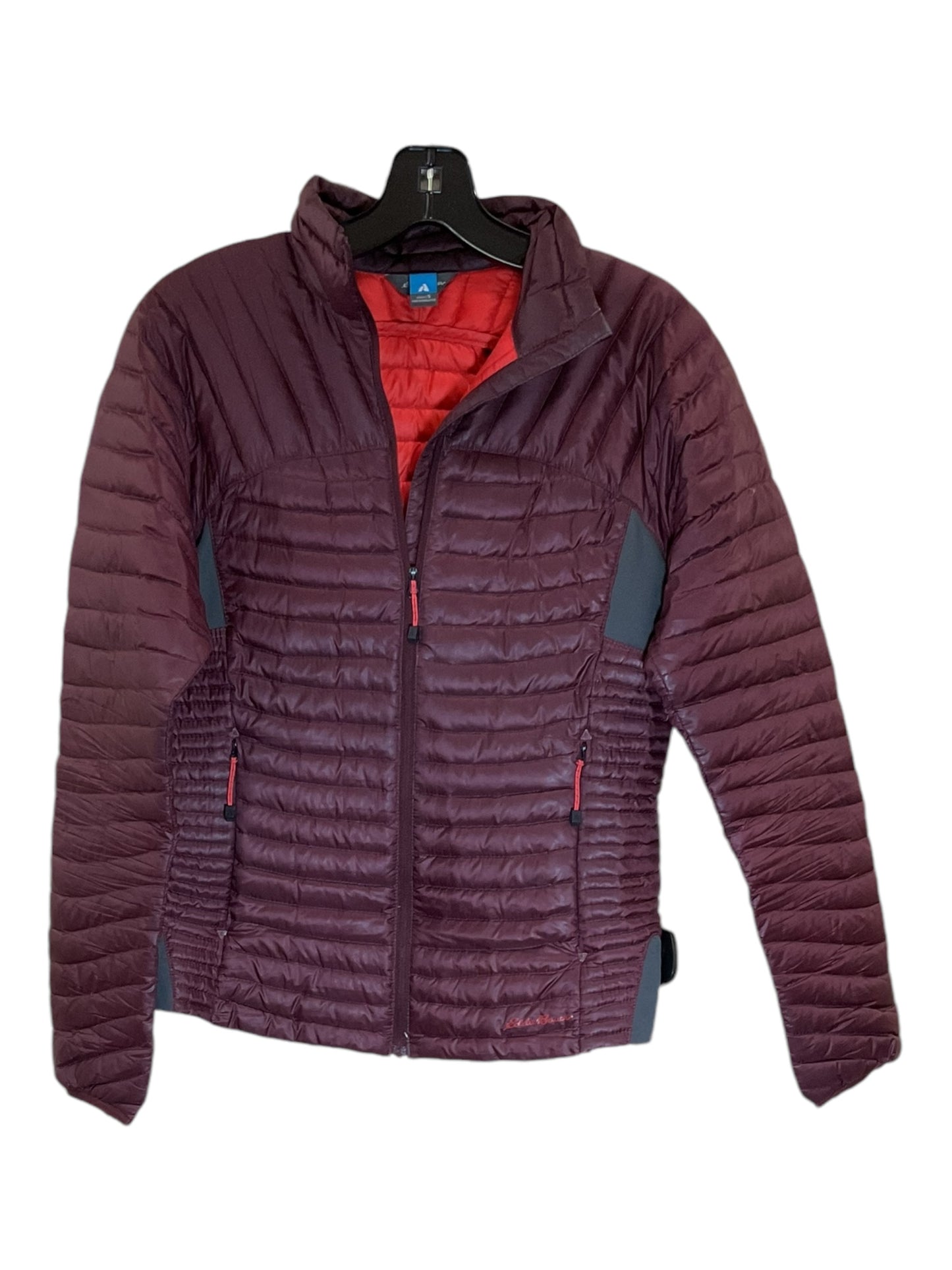 Jacket Puffer & Quilted By Eddie Bauer In Purple, Size: S