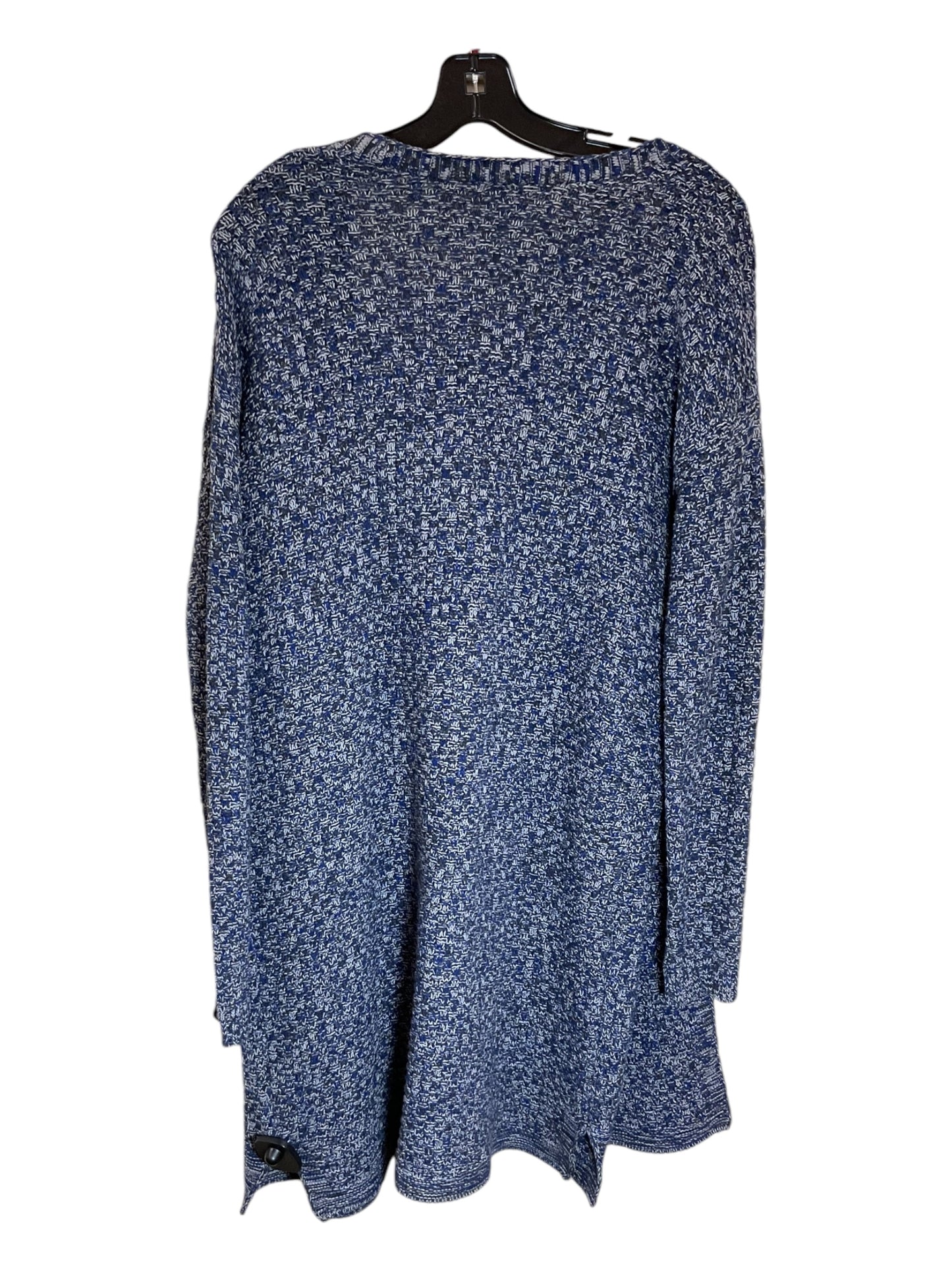 Sweater Cardigan By Leo And Nicole In Blue, Size: L