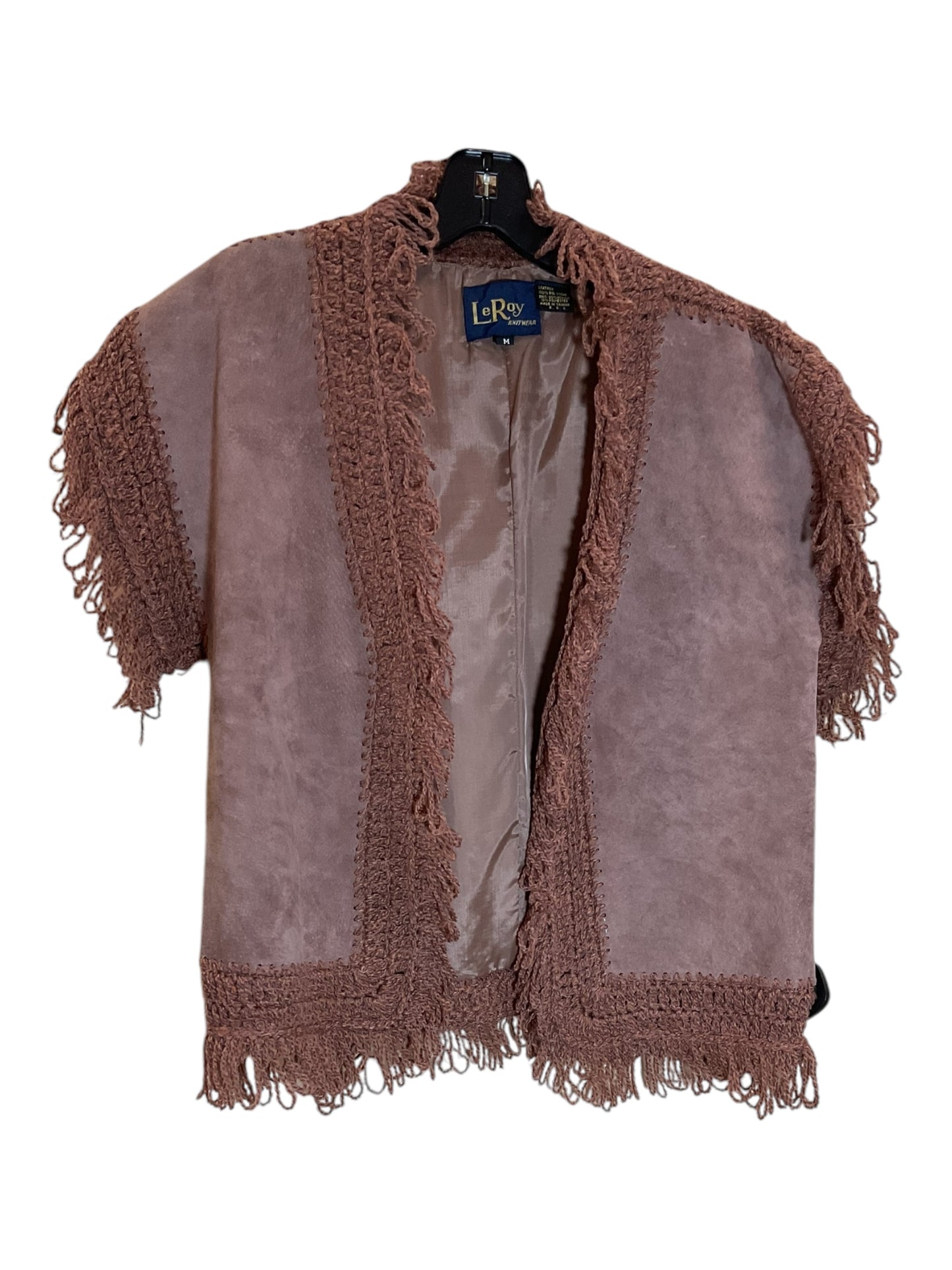 Cardigan By Clothes Mentor In Brown, Size: M