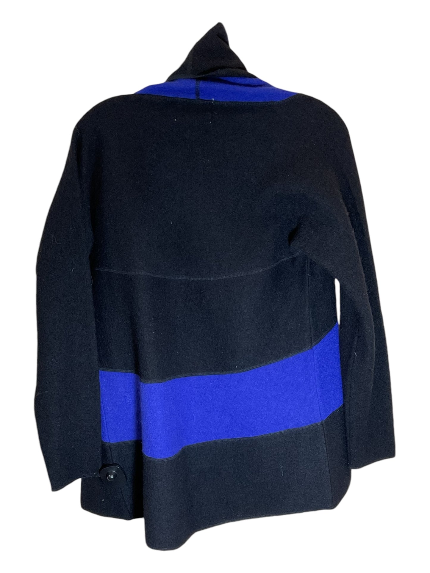 Sweater Cardigan By Clothes Mentor In Black & Blue, Size: S