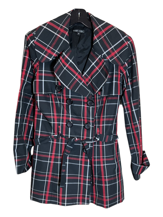 Coat Other By Clothes Mentor In Black & Red, Size: S