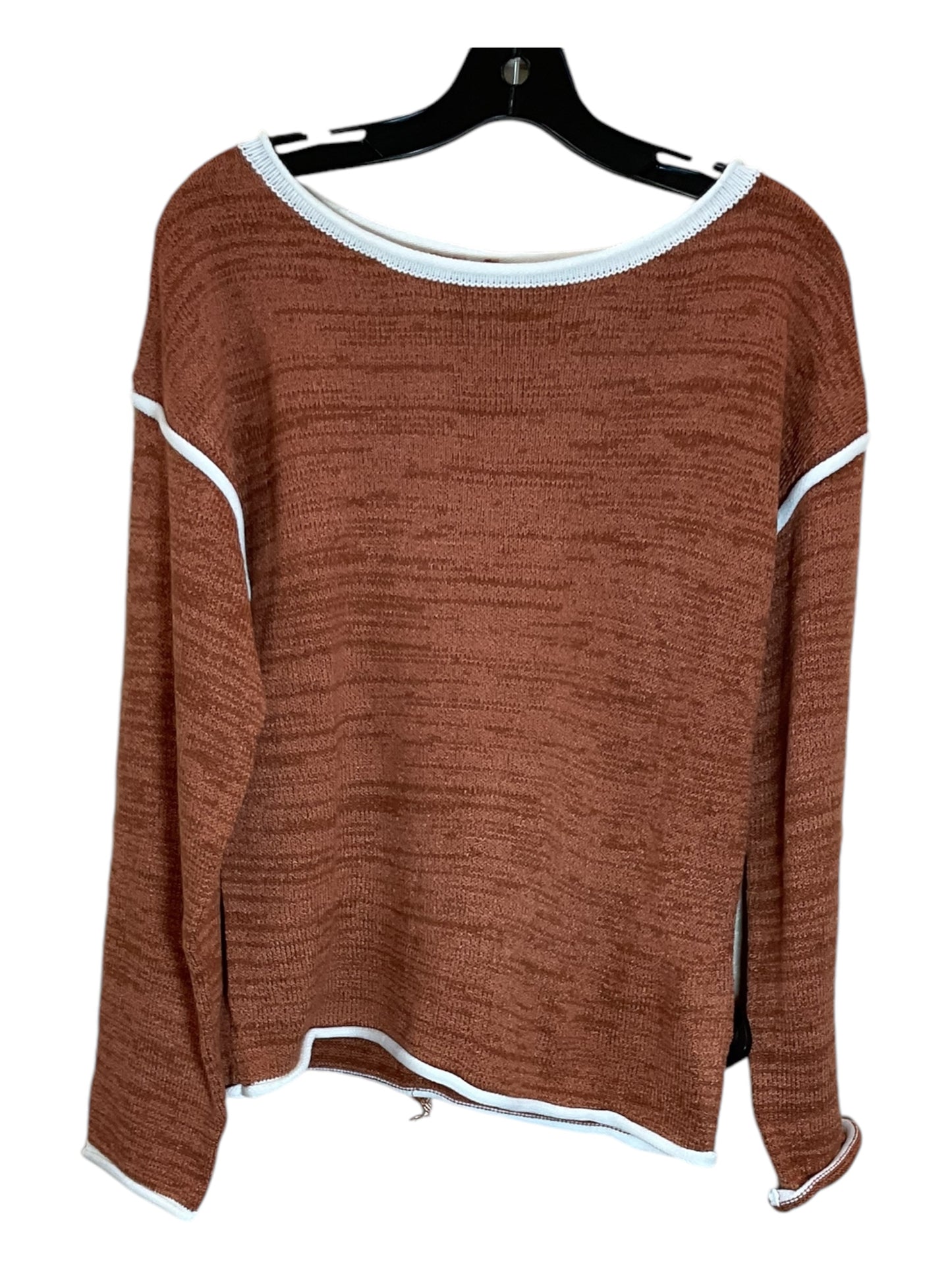 Sweater By Clothes Mentor In Brown, Size: S