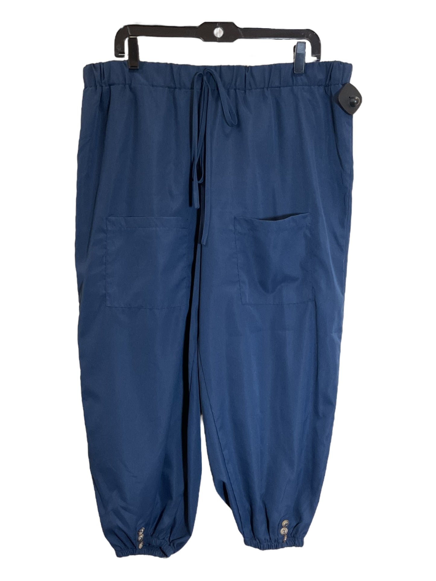 Pants Joggers By Clothes Mentor In Blue, Size: 3x