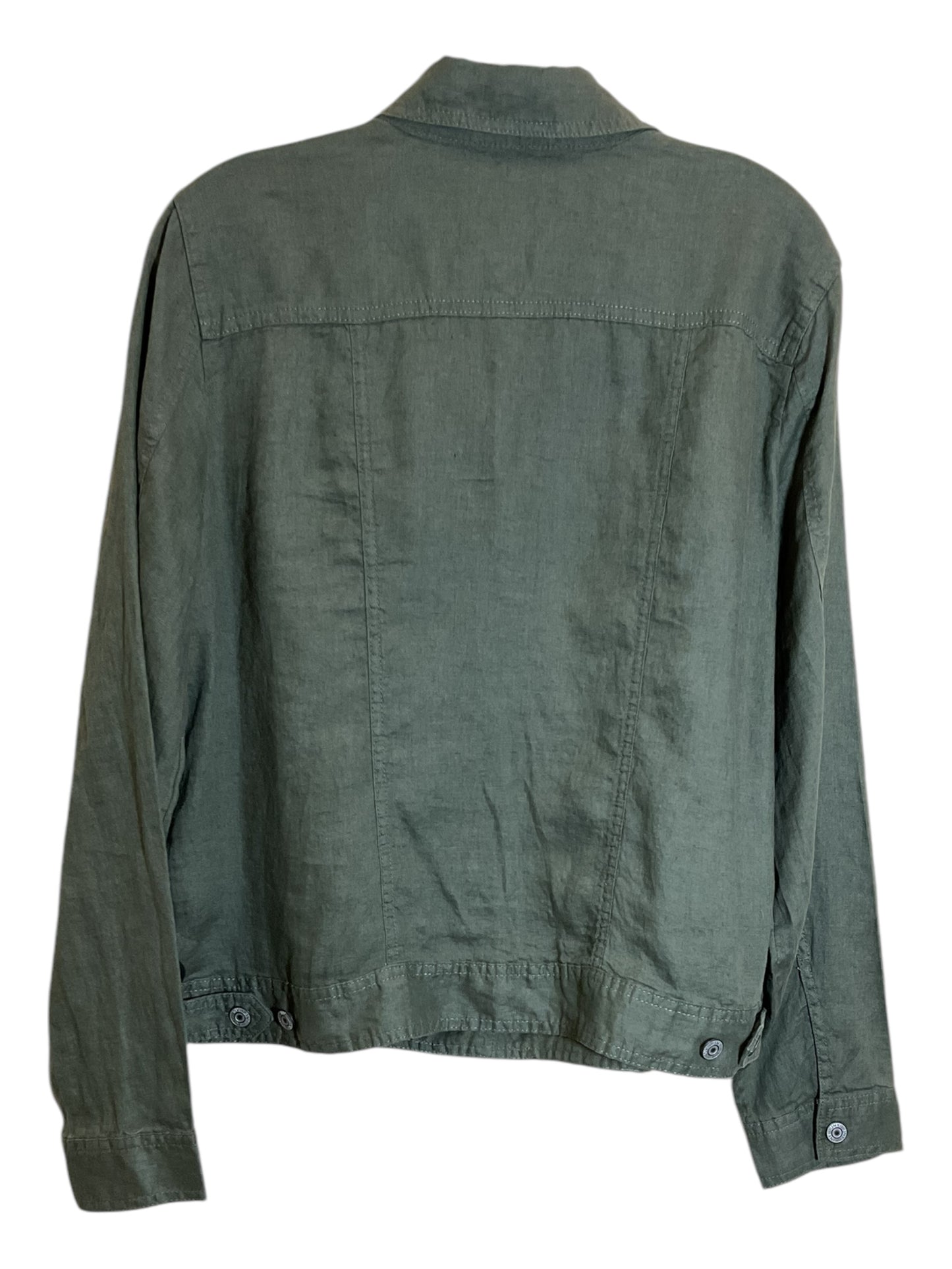 Blouse Long Sleeve By Jones New York In Green, Size: Xl