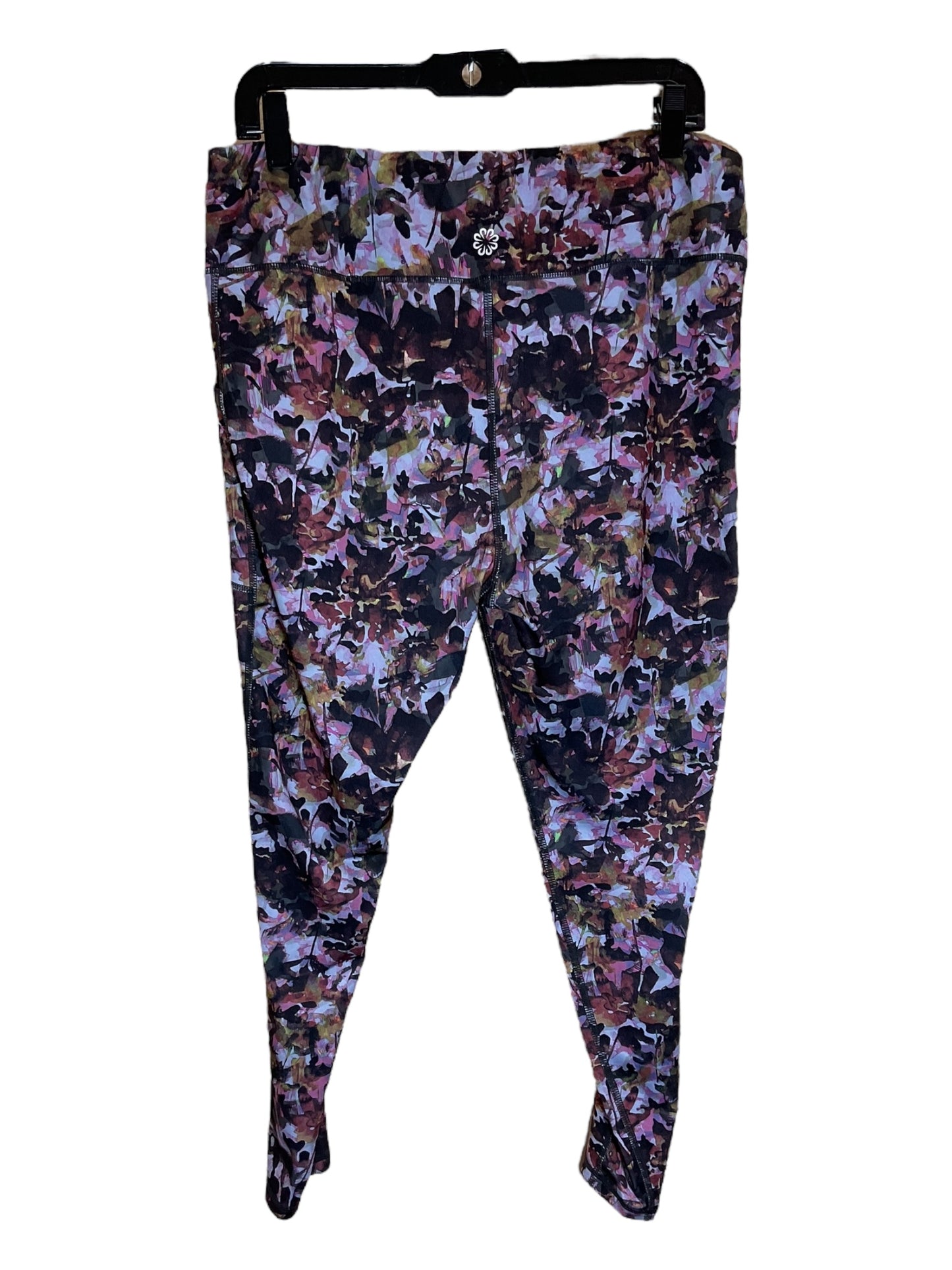 Athletic Leggings By Pro Player In Multi-colored, Size: 1x