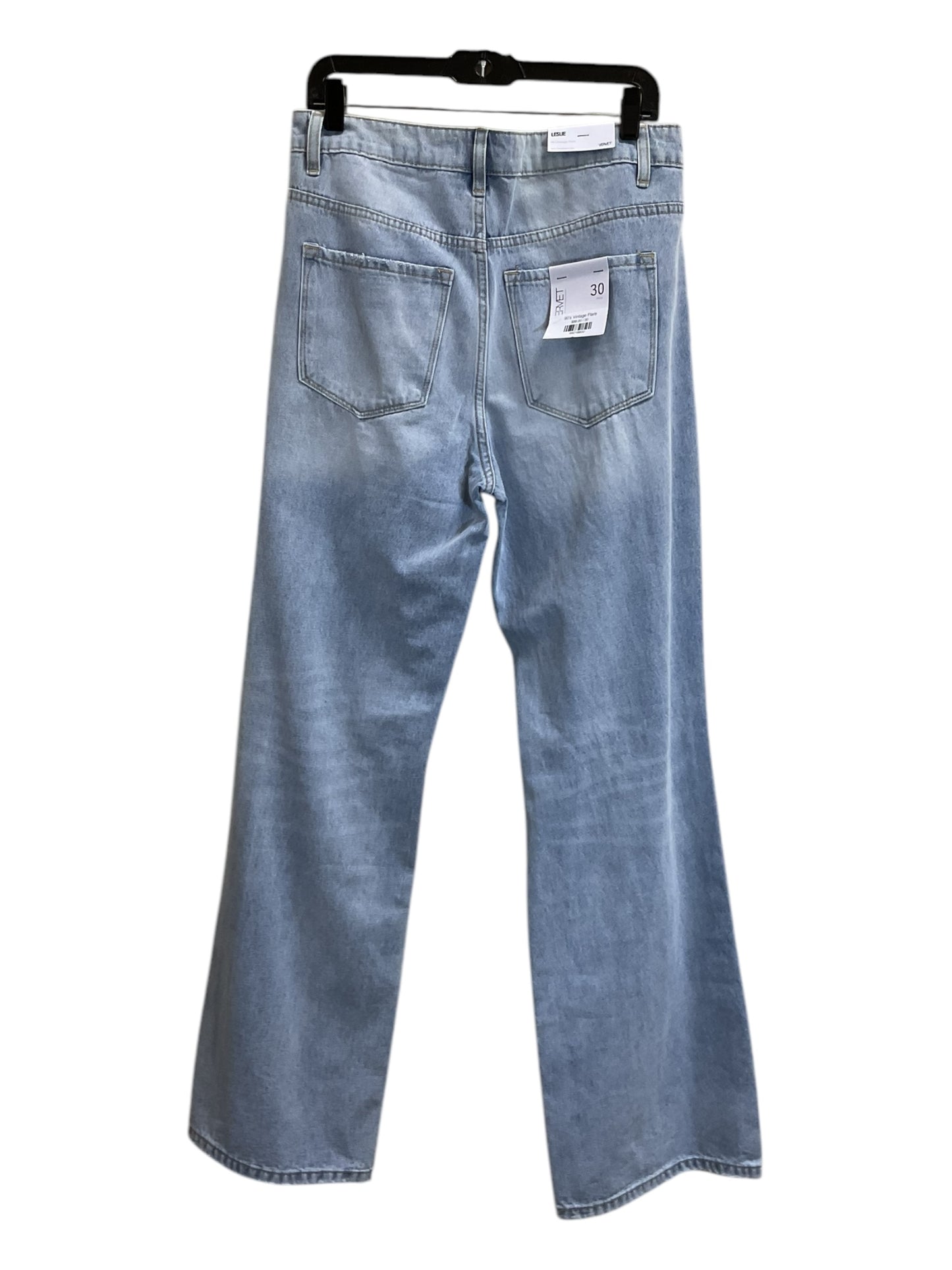 Jeans Wide Leg By Vervet In Blue Denim, Size: 10