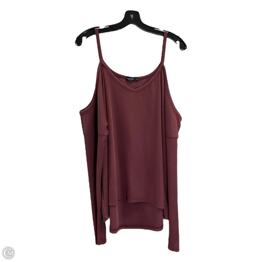 Top Long Sleeve By Shein In Brown, Size: 3x