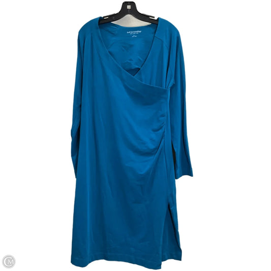 Dress Casual Midi By Soft Surroundings In Teal, Size: L