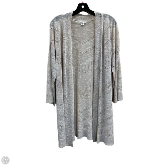 Cardigan By Dressbarn In Beige, Size: M