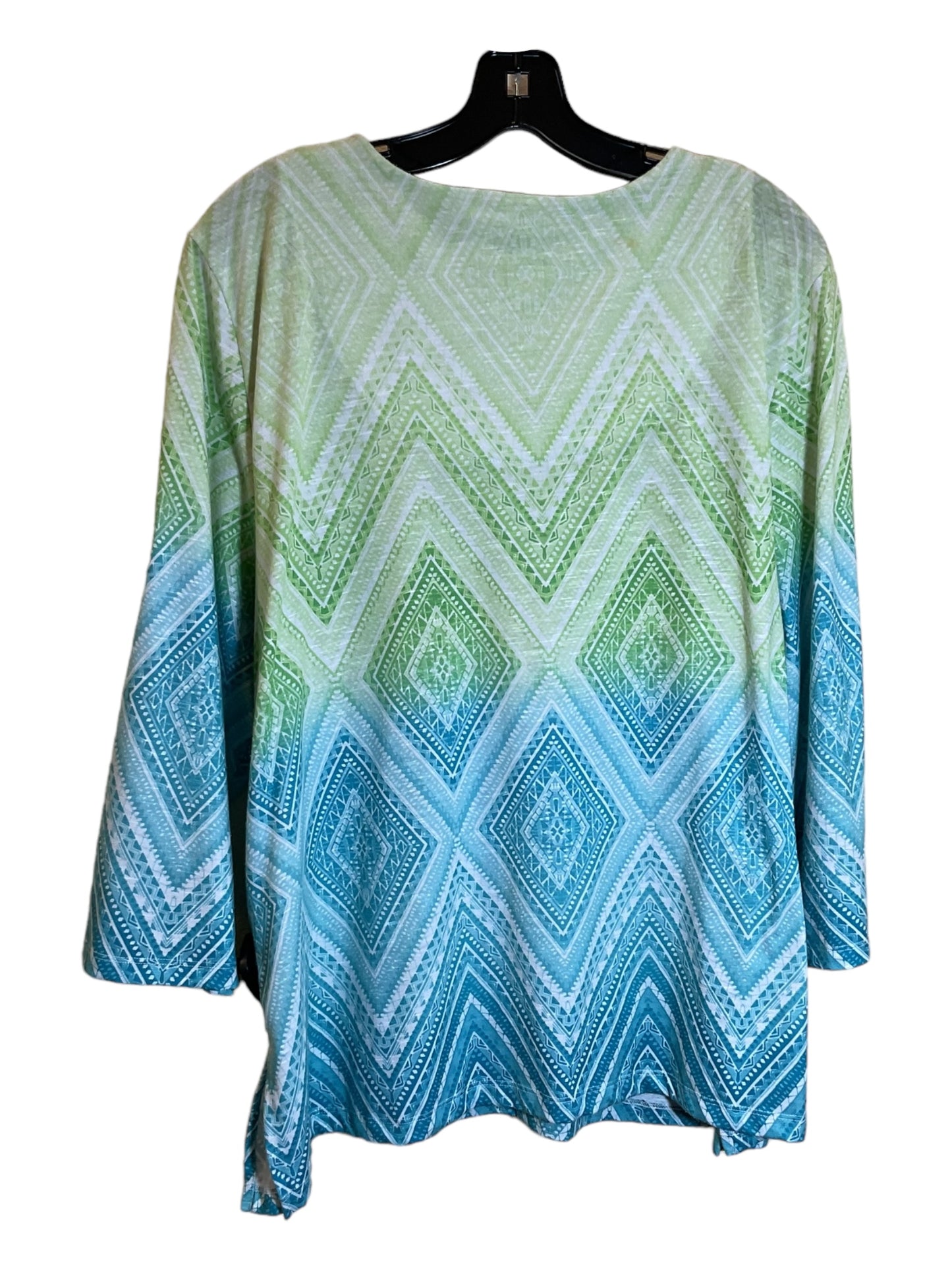 Top Long Sleeve By Alfred Dunner  Size: 1x