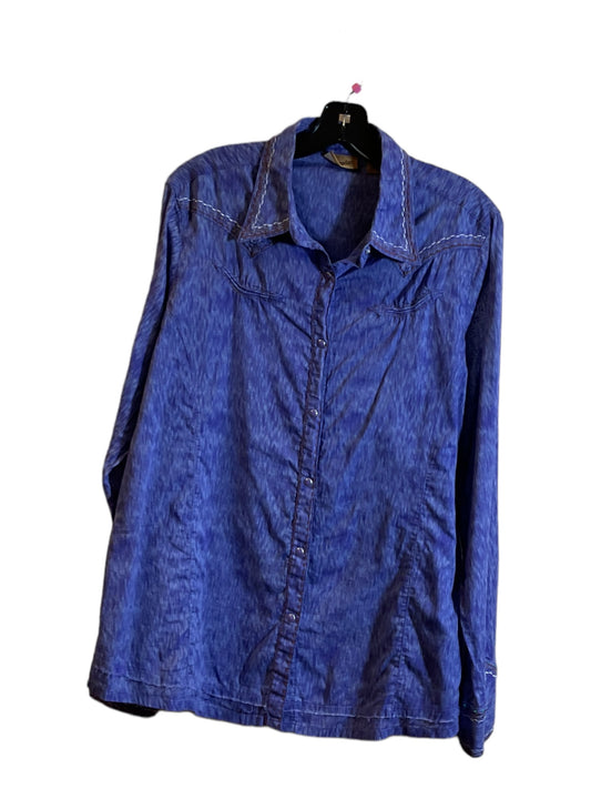Blouse Long Sleeve By Wrangler  Size: Xl
