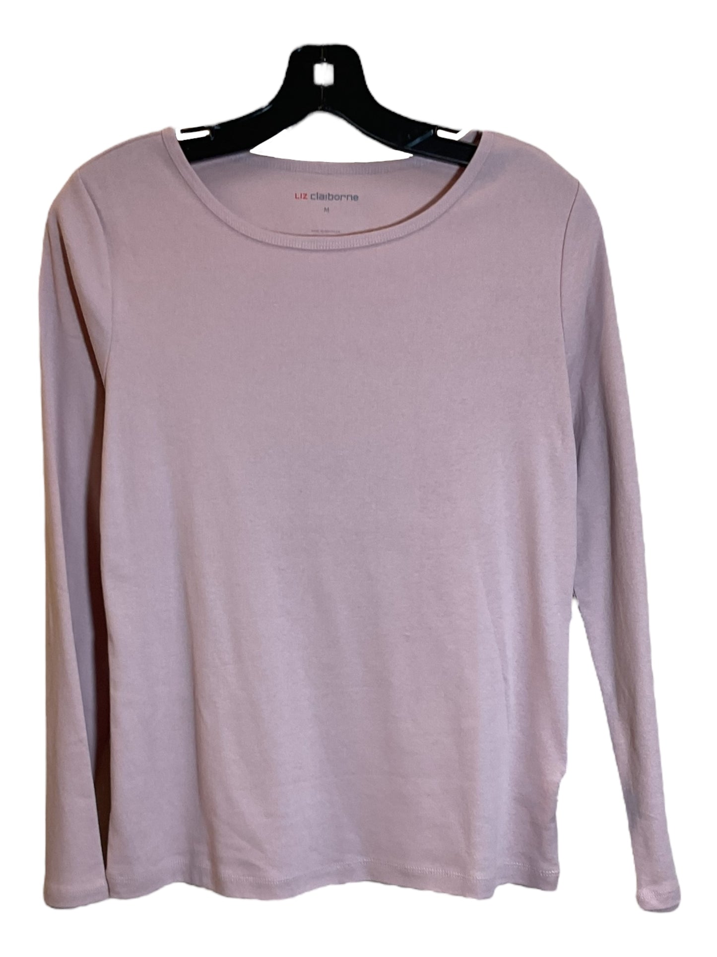 Top Long Sleeve Basic By Liz Claiborne  Size: M