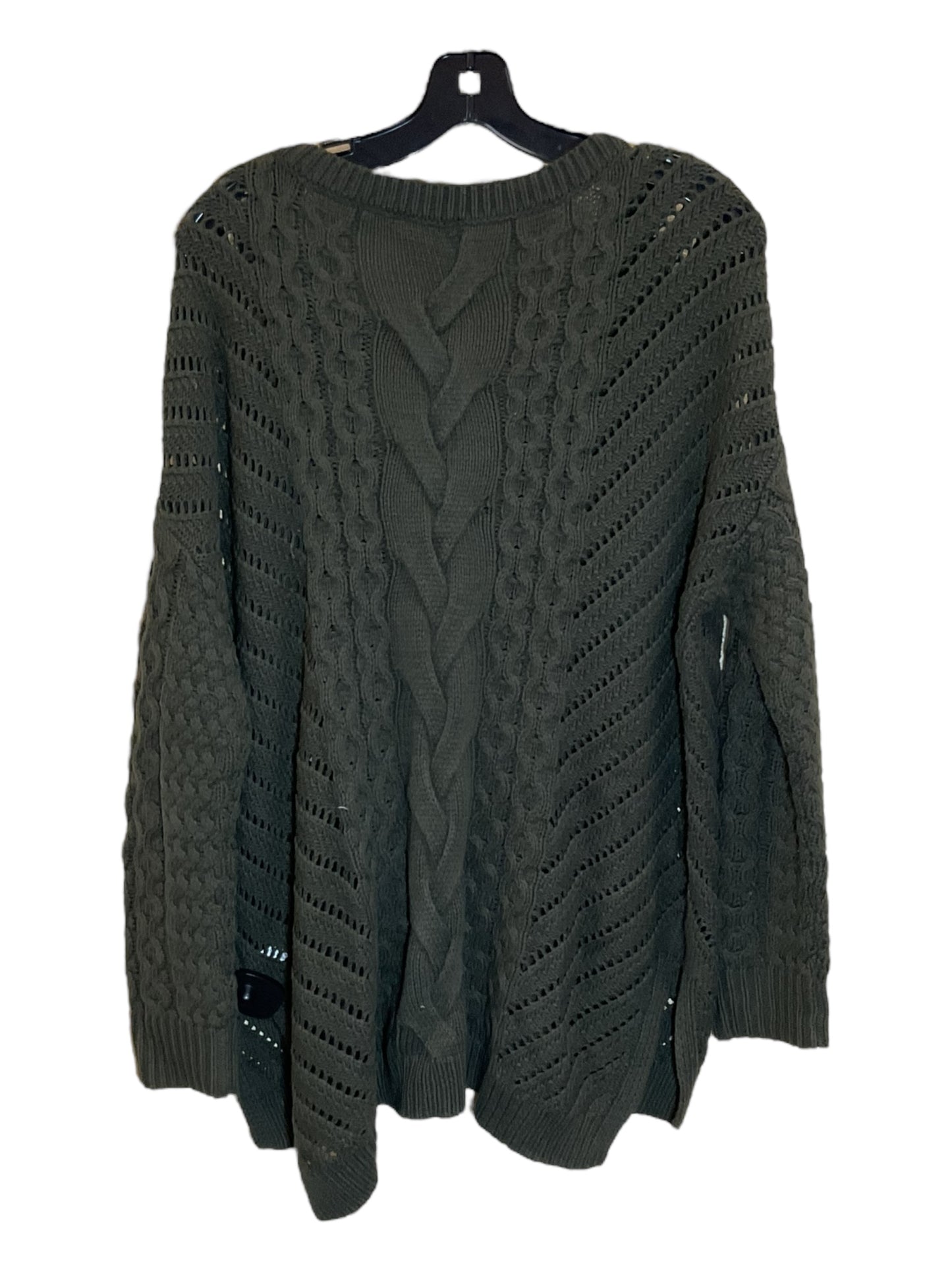 Sweater By Express In Green, Size: L