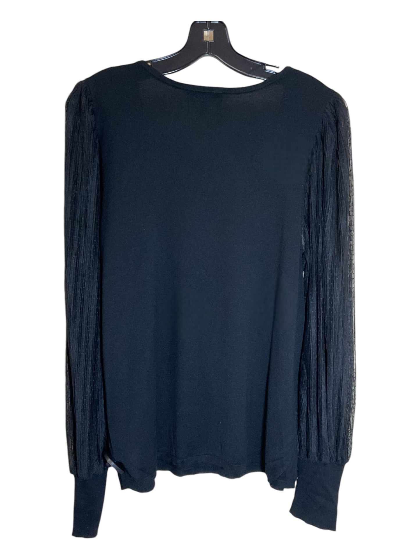 Top Long Sleeve By Express In Black, Size: Xl