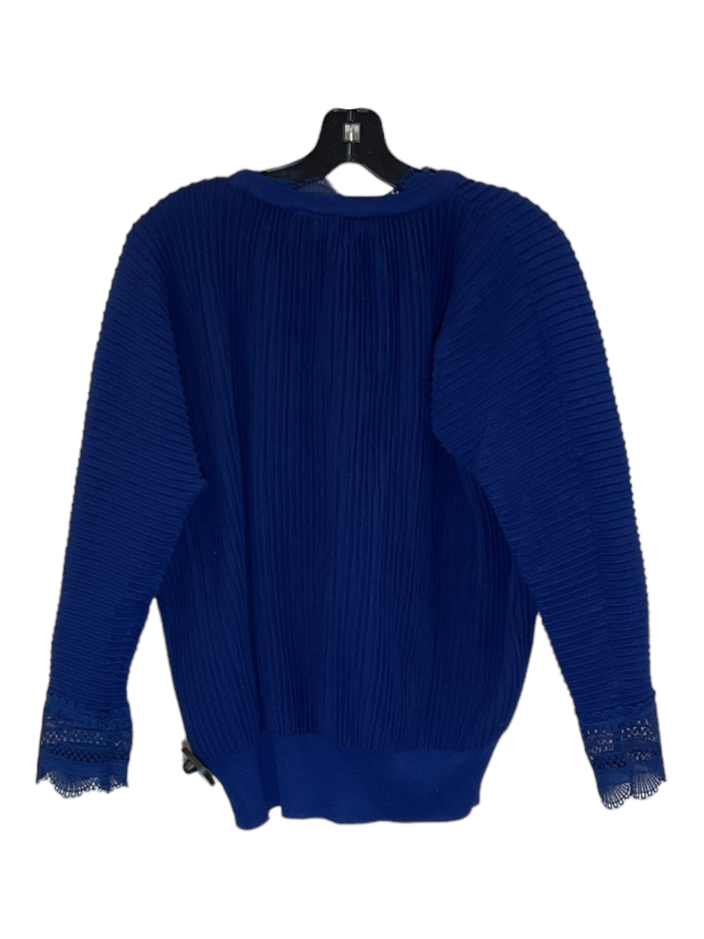 Top Long Sleeve By Clothes Mentor In Blue, Size: 2x