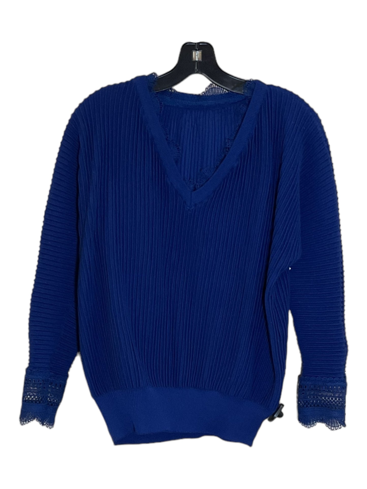 Top Long Sleeve By Clothes Mentor In Blue, Size: 2x