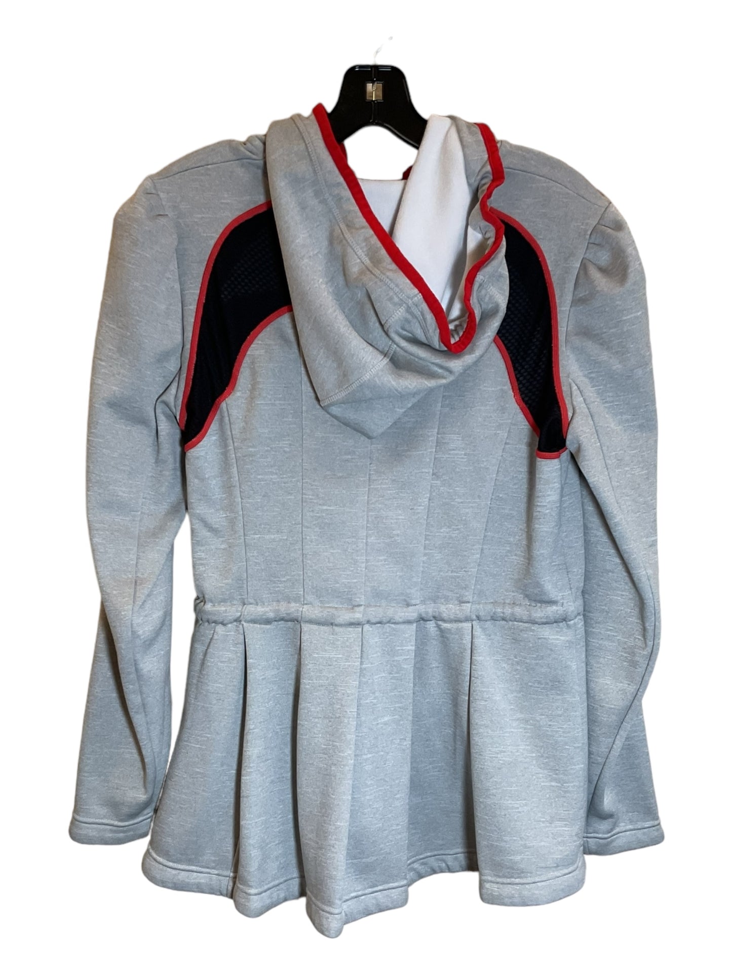 Athletic Jacket By Helly Hansen In Grey & Red, Size: M