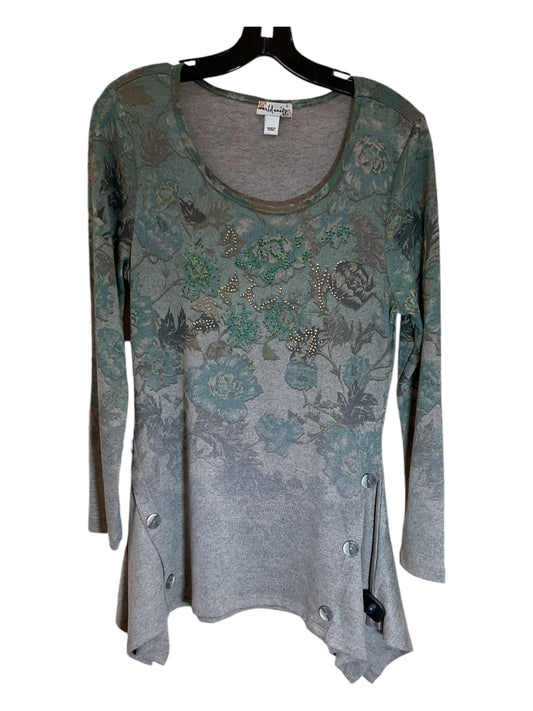 Tunic Long Sleeve By World Unity In Green, Size: S