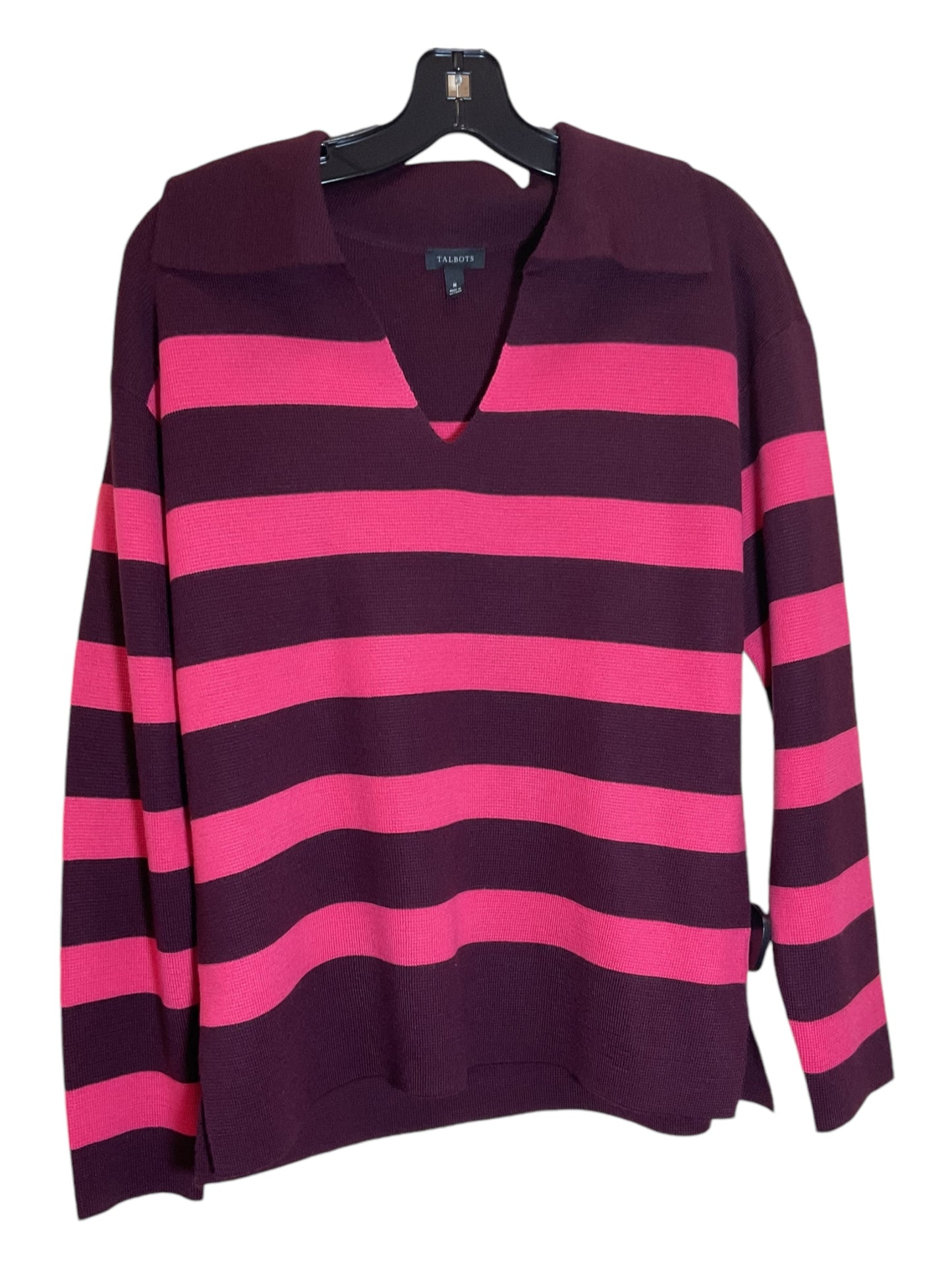 Sweater By Talbots In Purple, Size: M