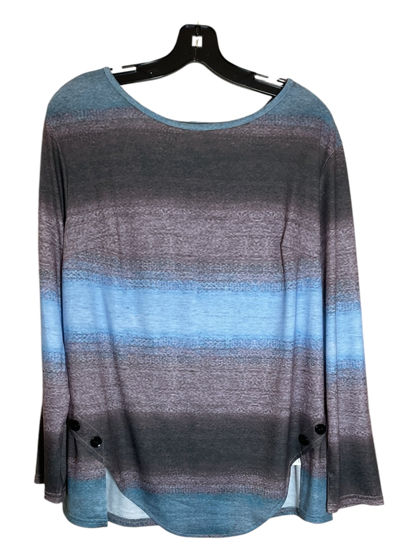 Top Long Sleeve By Clothes Mentor In Blue, Size: L