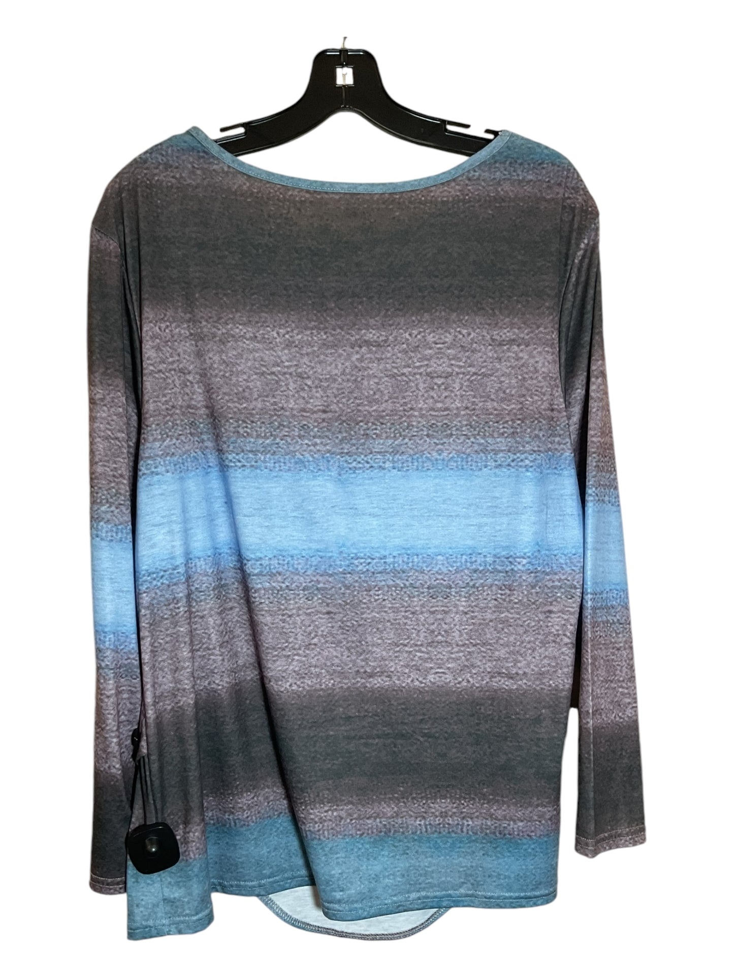 Top Long Sleeve By Clothes Mentor In Blue, Size: L