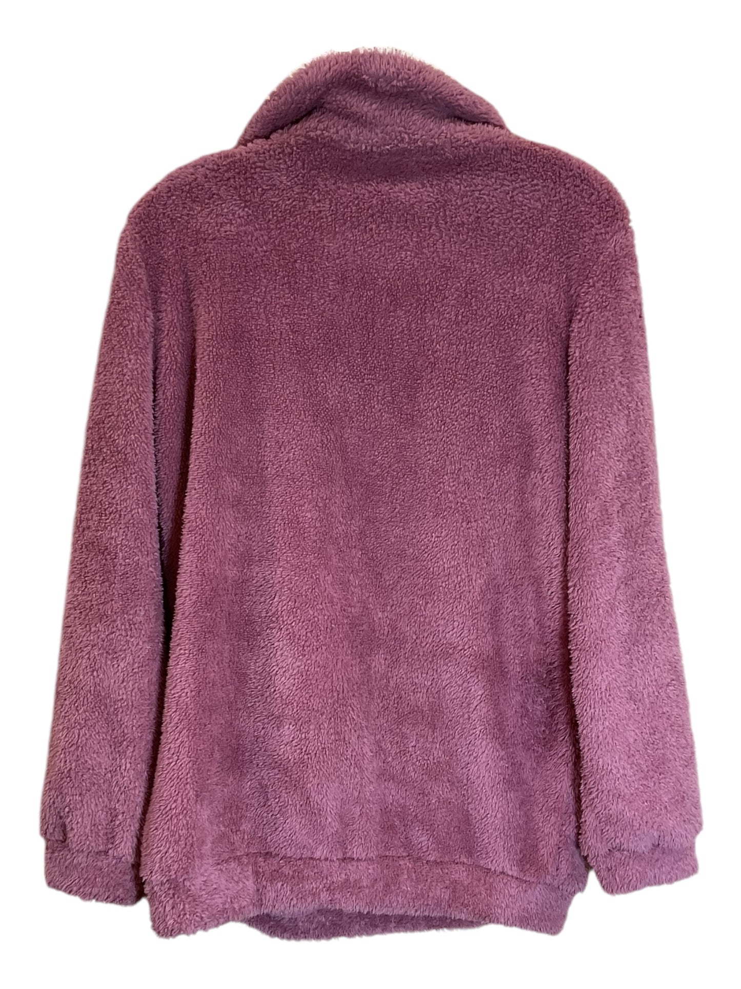 Sweatshirt Collar By Clothes Mentor In Pink, Size: L