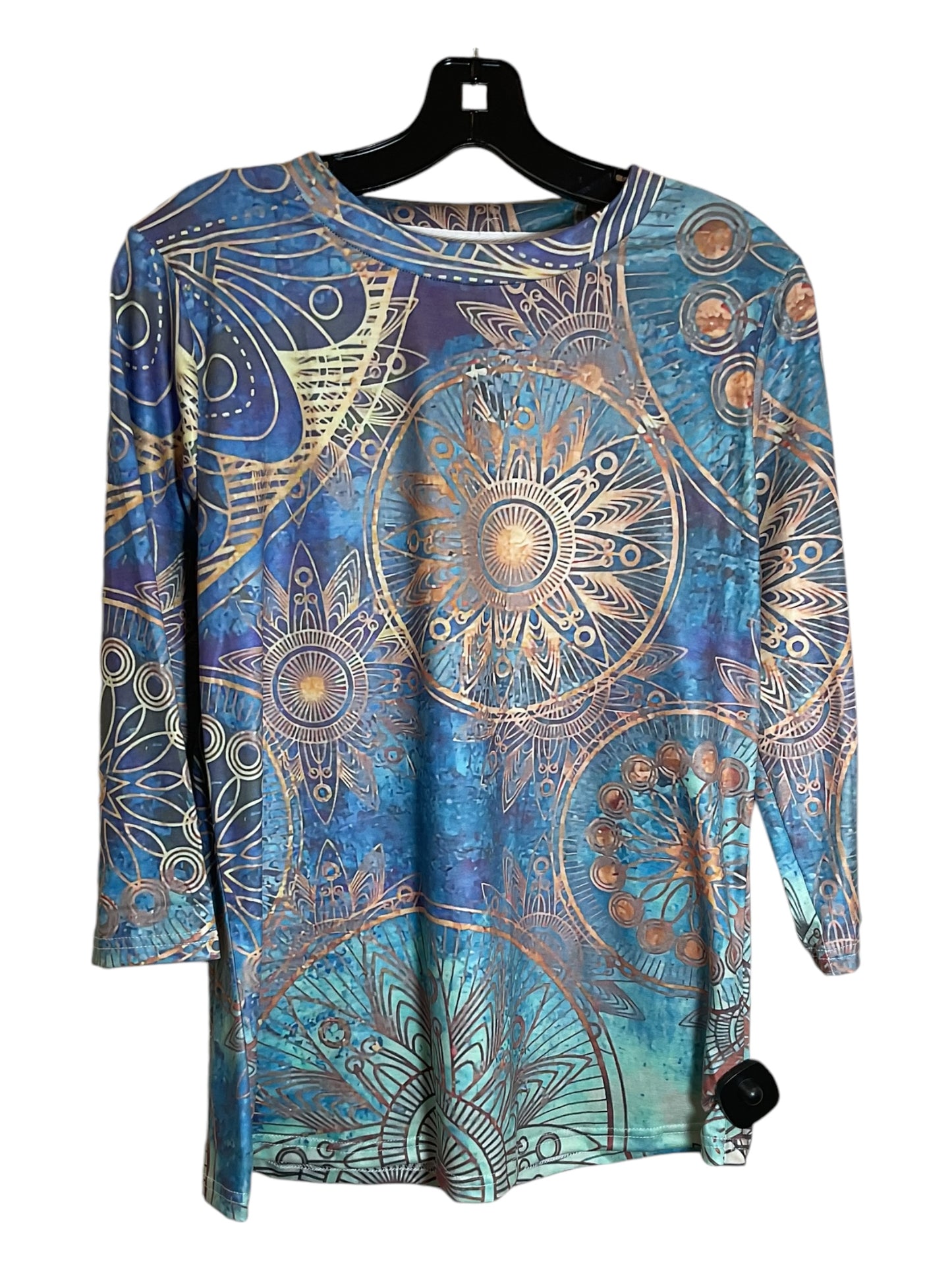 Top 3/4 Sleeve By Clothes Mentor In Multi-colored, Size: S