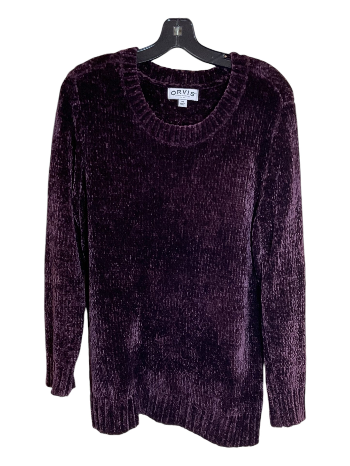 Sweater By Orvis In Purple, Size: L