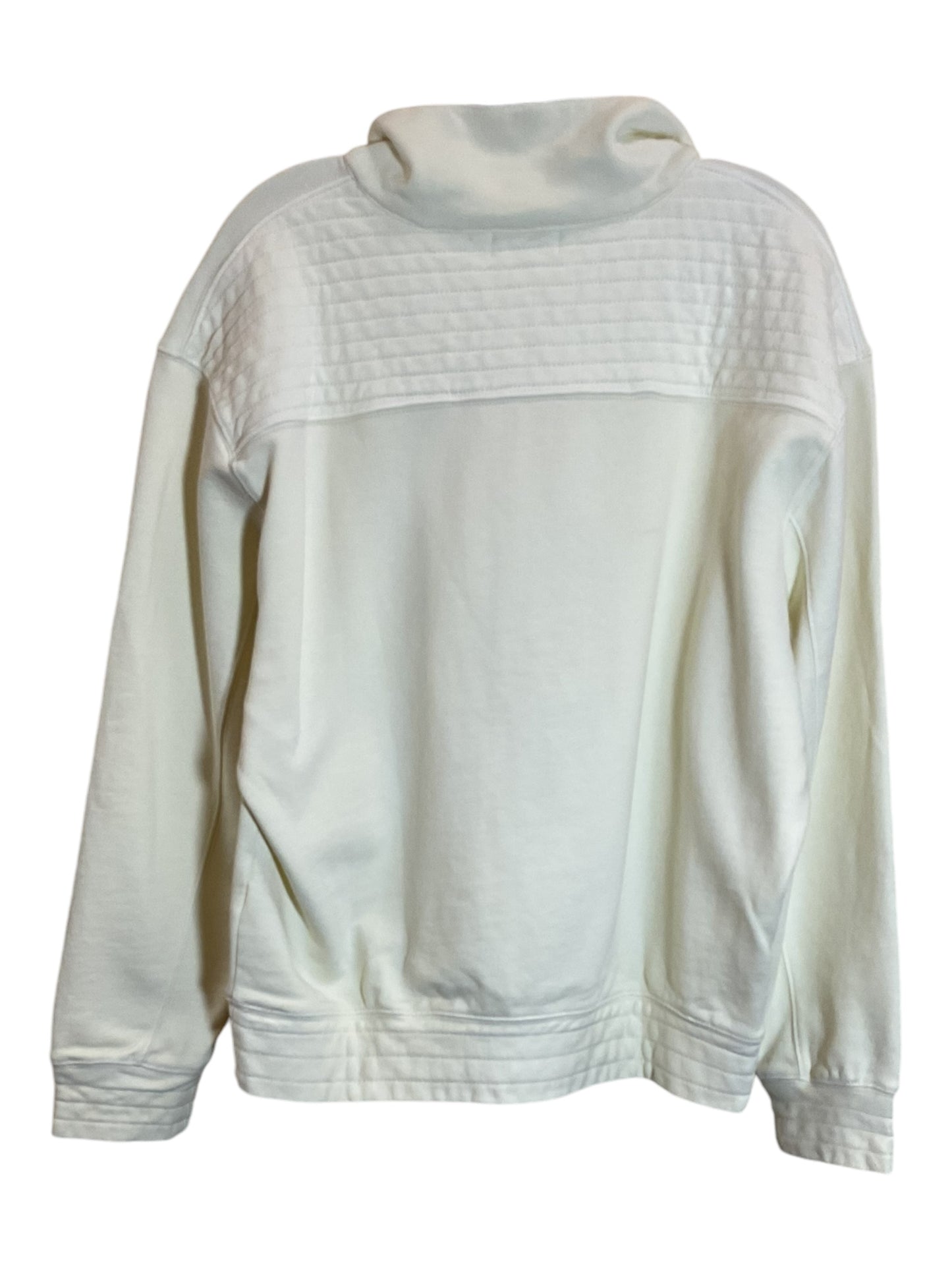 Sweatshirt Collar By Clothes Mentor In Cream, Size: M