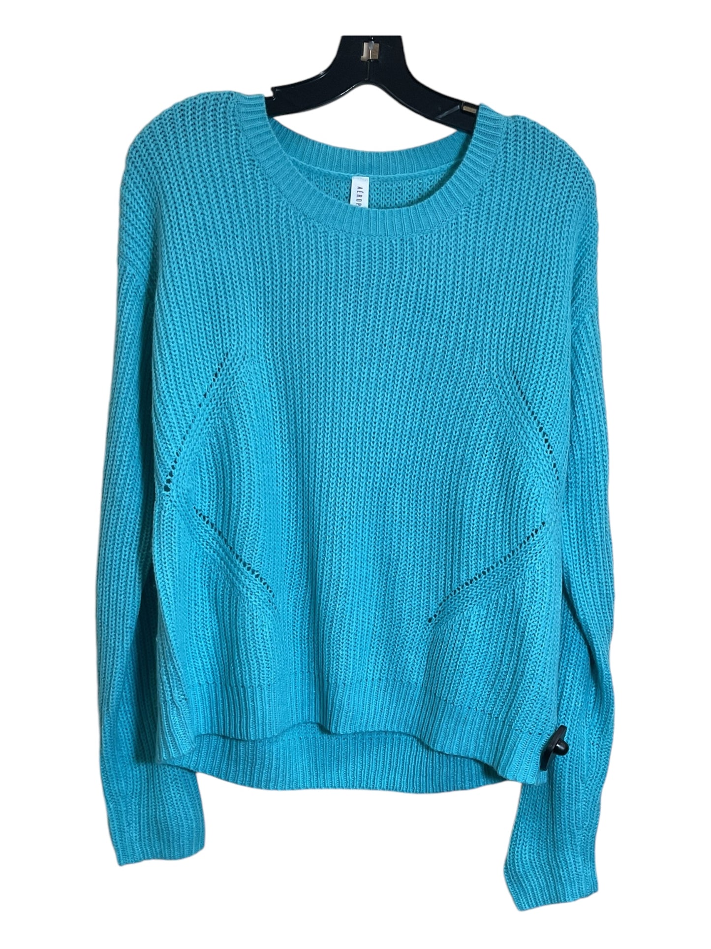 Sweater By Aeropostale In Teal, Size: L