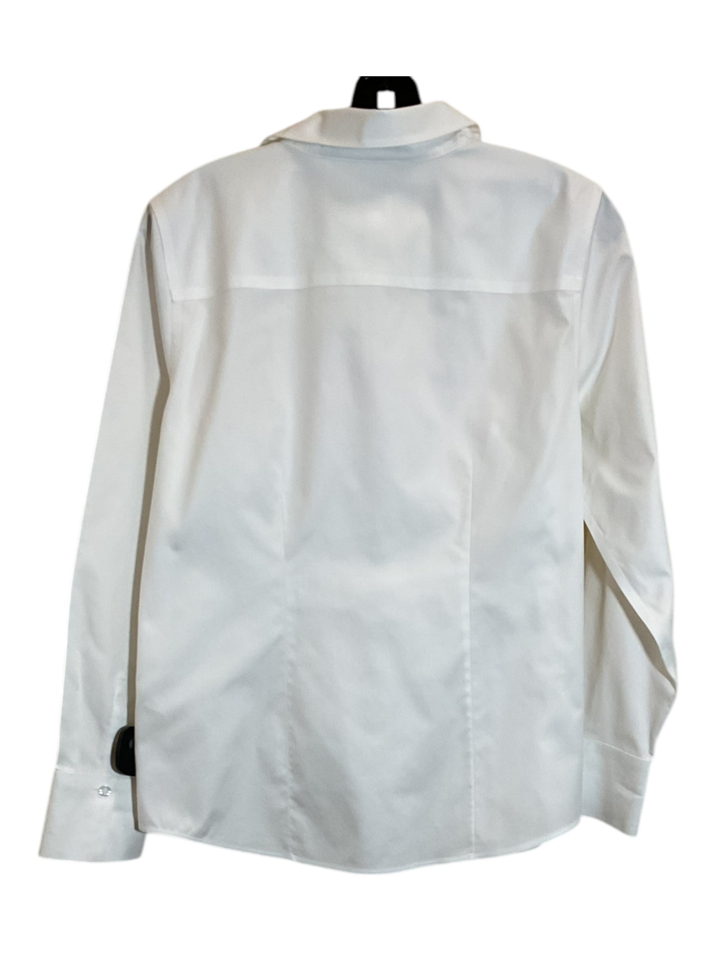 Blouse Long Sleeve By Chicos In White, Size: S