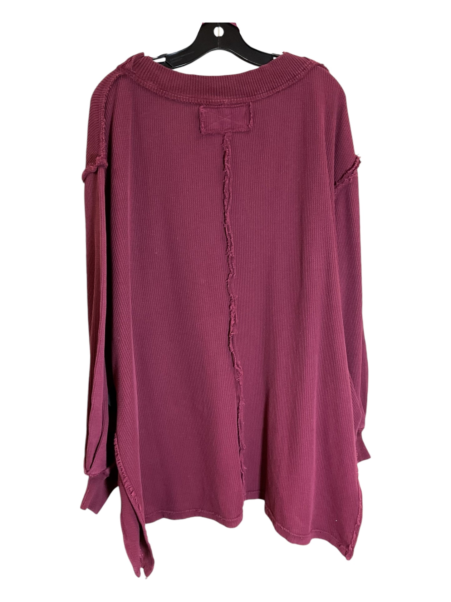 Top Long Sleeve By We The Free In Red, Size: M