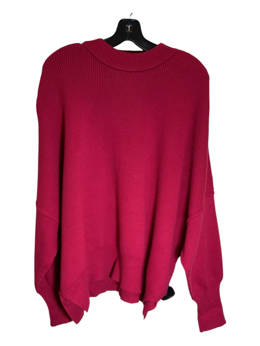 Sweater By Free People In Red, Size: S