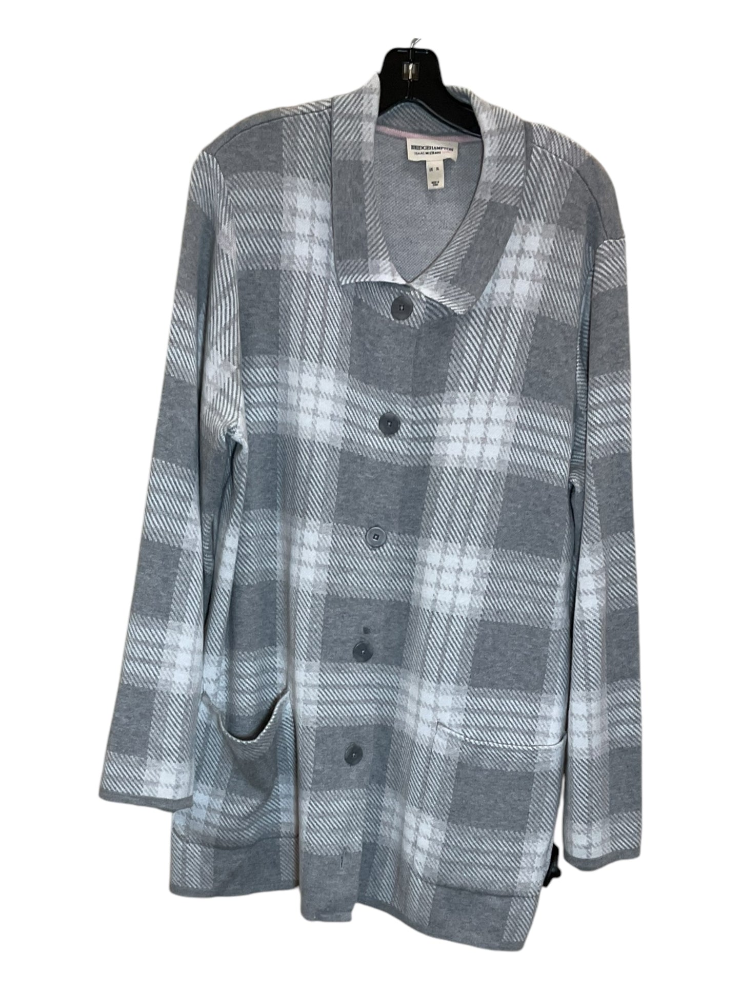 Coat Other By Isaac Mizrahi Live Qvc In Grey & White, Size: Xl