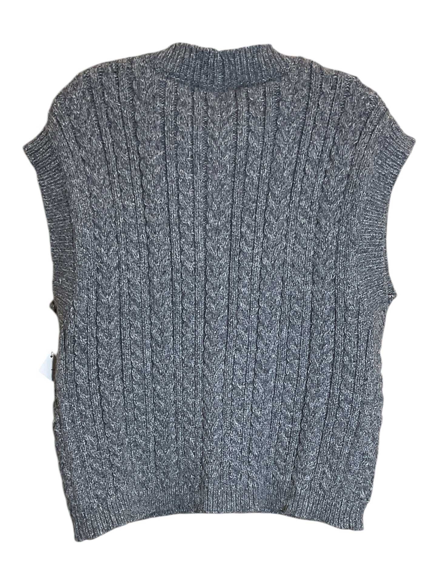 Vest Sweater By Staccato In Grey, Size: M