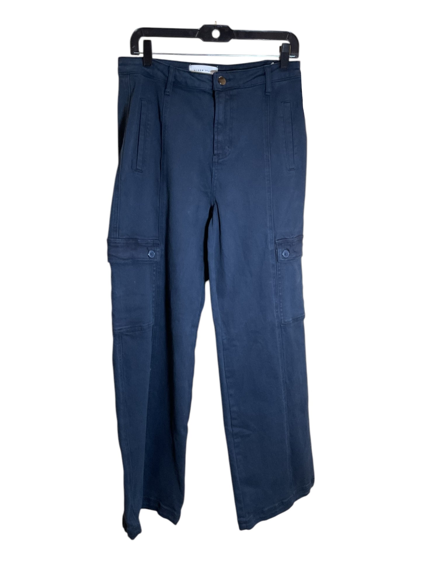 Jeans Wide Leg By Risen In Blue Denim, Size: 8