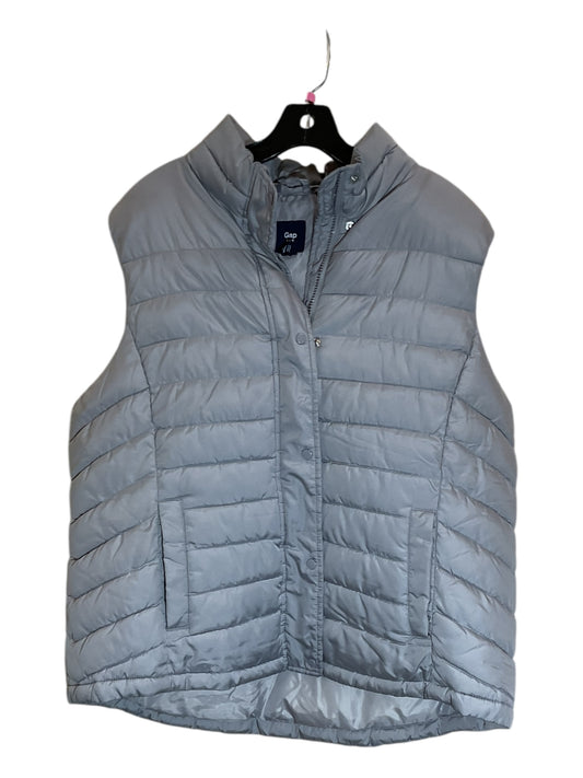 Vest Puffer & Quilted By Gap In Grey, Size: 1x